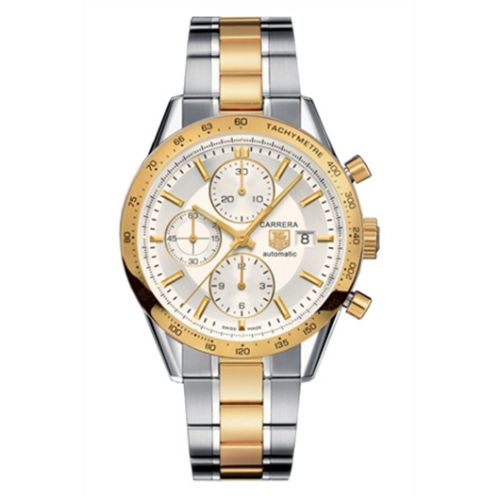 TAG Heuer Carrera Calibre 16 41 Stainless Steel / Yellow Gold / Silver / Bracelet
